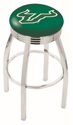  South Florida 30" Swivel Bar Stool with Chrome Finish  