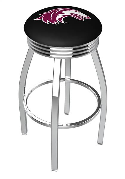  Southern Illinois 30" Swivel Bar Stool with Chrome Finish  