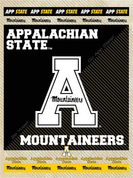 Appalachian State University 15x20 inches Canvas Wall Art