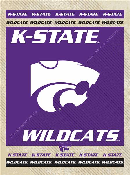 Kansas State University 15x20 inches Canvas Wall Art