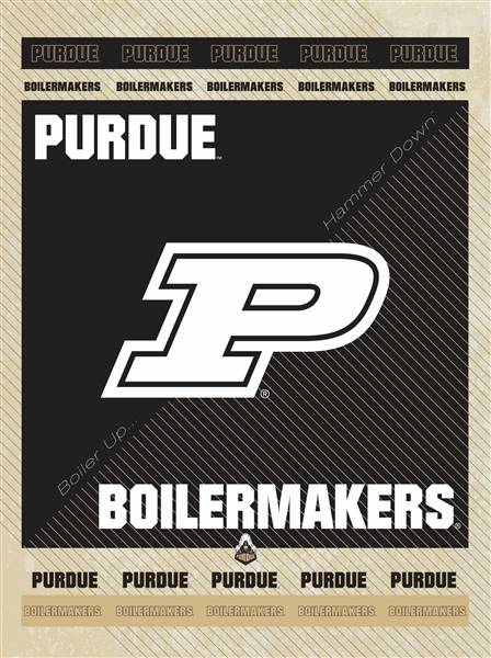 Purdue 15x20 inches Canvas Wall Art