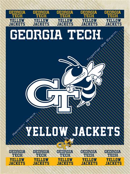 Georgia Tech 24x32 Canvas Wall Art