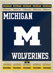 University of Michigan 24x32 Canvas Wall Art