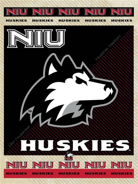 University of Northern Illinois 24x32 Canvas Wall Art