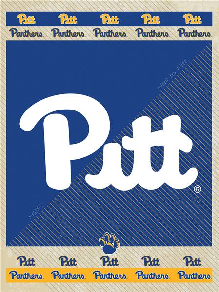 University of Pittsburgh 24x32 Canvas Wall Art