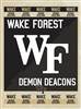 Wake Forest University 24x32 Canvas Wall Art