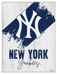 New York Yankees 15 X 20 inch Canvas Wall Art