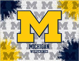 University of Michigan 24x32 Canvas Wall Art