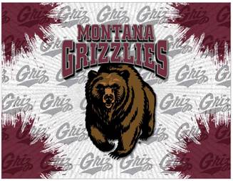 University of Montana 24x32 Canvas Wall Art