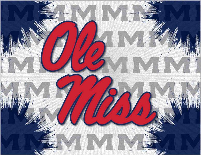 University of Mississippi 24x32 Canvas Wall Art