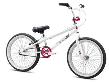Mongoose Girl's LSX Bicycle, 20-Inch, White