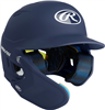 Rawlings MACH One-Tone Matte Helmet w/Adjustable Face Guard - Junior (MA07J) NAVY Left Hand Batter