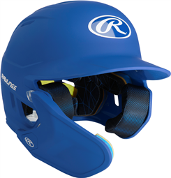 Rawlings MACH One-Tone Matte Helmet w/Adjustable Face Guard - Junior (MA07J) ROYAL Left Hand Batter