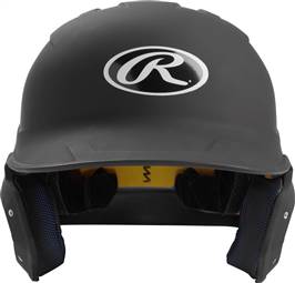 Rawlings Mach 1-Tone Helmet - Junior - Matte (MACHJR) BLACK 