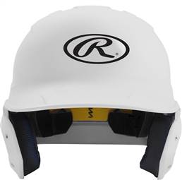 Rawlings Mach 1-Tone Helmet - Senior - Matte (MACHSR) WHITE 