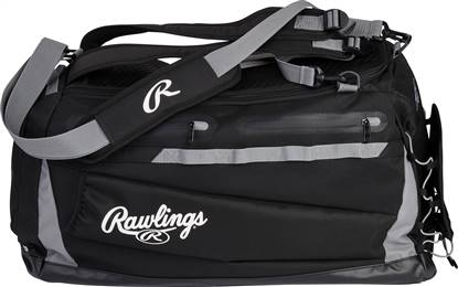 Rawlings MACH Baseball-Softball Duffle Bag (P-MACHDB) Black 