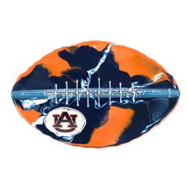 Auburn Football Tigers Recycled Metal Football Wall Art  