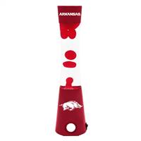 University of Arkansas Razorbacks Magma Lava Lamp With Bluetooth Speaker  