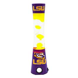 LSU Louisiana State Football Tigers Magma Lava Lamp With Bluetooth Speaker 