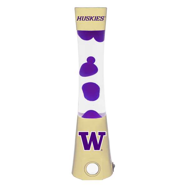 University of Washington Huskies Magma Lava Lamp With Bluetooth Speaker  