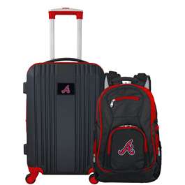 Atlanta Braves  Premium 2-Piece Backpack & Carry-On Set L108