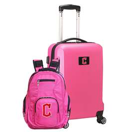 Cleveland Guardians  Deluxe 2 Piece Backpack & Carry-On Set L104