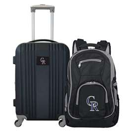 Colorado Rockies  Premium 2-Piece Backpack & Carry-On Set L108