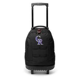 Colorado Rockies  18" Wheeled Toolbag Backpack L912