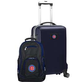 Chicago Cubs  Deluxe 2 Piece Backpack & Carry-On Set L104