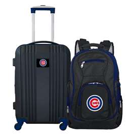 Chicago Cubs  Premium 2-Piece Backpack & Carry-On Set L108