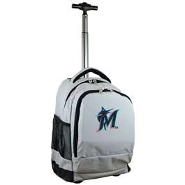 Miami Marlins  19" Premium Wheeled Backpack L780