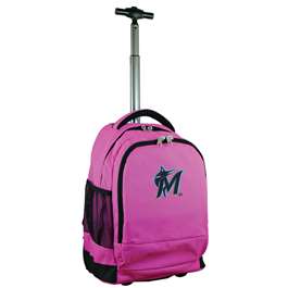 Miami Marlins  19" Premium Wheeled Backpack L780