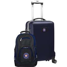 Houston Astros  Deluxe 2 Piece Backpack & Carry-On Set L104