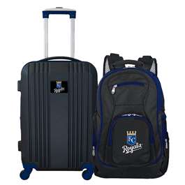 Kansas City Royals  Premium 2-Piece Backpack & Carry-On Set L108