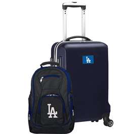 Los Angeles Dodgers  Deluxe 2 Piece Backpack & Carry-On Set L104