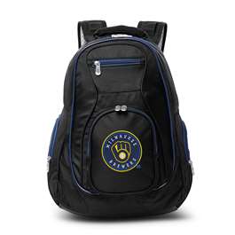 Milwaukee Brewers  19" Premium Backpack W/ Colored Trim L708