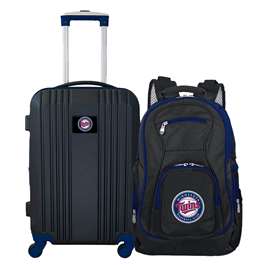 Minnesota Twins  Premium 2-Piece Backpack & Carry-On Set L108