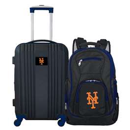 New York Mets  Premium 2-Piece Backpack & Carry-On Set L108