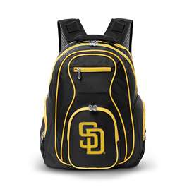 San Diego Padres  19" Premium Backpack W/ Colored Trim L708