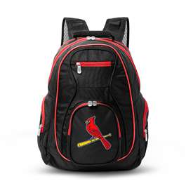 St Louis Cardinals  19" Premium Backpack W/ Colored Trim L708