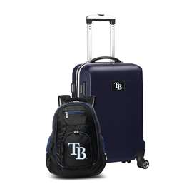 Tampa Bay Rays  Deluxe 2 Piece Backpack & Carry-On Set L104