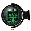 Austin F.C.: Original Round Rotating Lighted Wall Sign