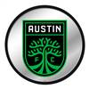 Austin F.C.: Modern Disc Mirrored Wall Sign Button Pot