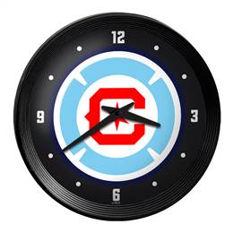 Chicago Fire: Ribbed Frame Wall Clock