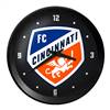 FC Cincinnati: Ribbed Frame Wall Clock