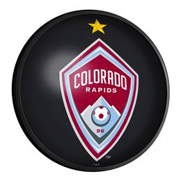 Colorado Rapids: Round Slimline Lighted Wall Sign