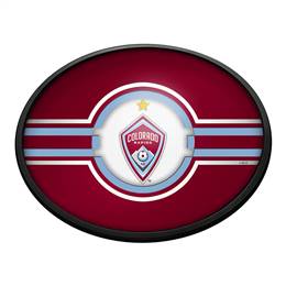 Colorado Rapids: Oval Slimline Lighted Wall Sign