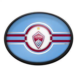 Colorado Rapids: Oval Slimline Lighted Wall Sign