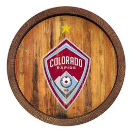 Colorado Rapids: Weathered "Faux" Barrel Top Sign  