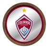 Colorado Rapids: Barrel Top Framed Mirror Mirrored Wall Sign